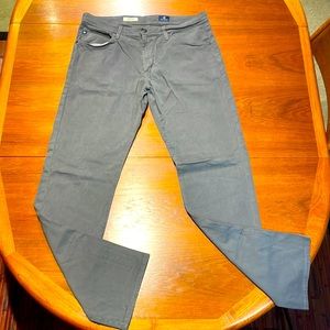 AG Adriano Goldschmied gray pants The Graduate Tailored size 34 x 36